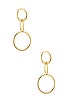 view 3 of 9 PENDIENTES INFINITY in Gold