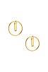 view 5 of 9 PENDIENTES INFINITY in Gold