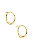 view 8 of 9 Infinity Earrings in Gold