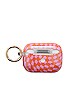 view 2 of 4 AirPod Pro Case in Checkmate Pink & Orange