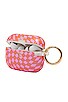view 3 of 4 AirPod Pro Case in Checkmate Pink & Orange