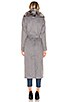 Adelaida Coat With Fur Collar, view 5 of 5, click to view large image.