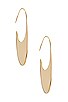 view 1 of 3 Mezi Drama Threader Earrings in Gold