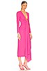 view 2 of 3 Lorena Midi Dress in Hot Pink