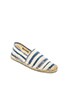view 2 of 5 Painted Stripe Jute Espadrille in Natural Navy