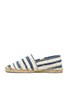 view 5 of 5 Painted Stripe Jute Espadrille in Natural Navy