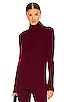 view 1 of 4 Ribbed Turtleneck Sweater in Burgundy