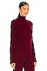 view 2 of 4 Ribbed Turtleneck Sweater in Burgundy