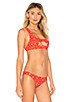 view 2 of 4 Seychelles Bikini Top in Star Red