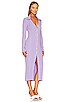 view 3 of 7 Sanura Collar Cardigan Dress in Purple
