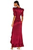 view 3 of 5 Edwin Maxi Dress in Cranberry Red