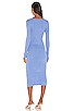 view 3 of 4 Laire Knit Dress in Blue