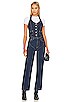 view 4 of 4 Robyn Western Jean in Dark Blue