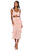 view 4 of 4 Ada Midi Skirt in Pink Blush