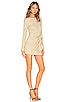 Dana Wrap Mini Dress, view 2 of 3, click to view large image.