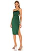 view 1 of 4 Arianne Cut Out Dress in Forest Green