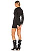 view 3 of 3 Colette Ruched Shirt Dress in Black