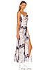 view 2 of 4 Krystal Slit Maxi Dress in Grey Tie Dye