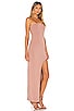Toni Slit Maxi Dress, view 2, click to view large image.