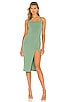 view 1 of 3 Candace Slit Midi Dress in Green