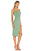 view 2 of 3 Candace Slit Midi Dress in Green