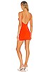 view 3 of 3 Dia Ruched Mini Dress in Orange