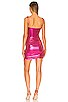 view 3 of 3 Manuela Ruched Mini Dress in Hot Pink
