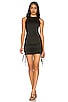 view 1 of 3 Cory Ruched Side Dress in Black