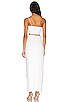 view 3 of 3 Lydia Maxi Skirt Set in White