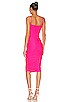 view 3 of 3 Yovanna Midi Dress in Hot Pink