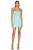 view 1 of 3 Riley Ruched Mini Dress in Teal