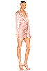 Sophie Draped Mini Dress, view 2 of 3, click to view large image.