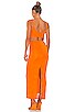 view 3 of 3 Joana Maxi Skirt Set in Tangerine