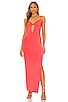 view 1 of 3 Felly Twist Maxi Dress in Coral