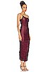 view 2 of 3 Shelley Maxi Dress in Wine Red