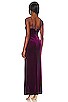 view 3 of 3 Aurora Deep V Maxi Dress in Grape