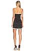 view 3 of 3 Patrece Lace Mini Dress in Black & Gold