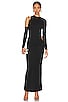 view 2 of 5 Margo Open Back Gown in Black