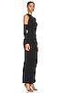 view 3 of 5 Margo Open Back Gown in Black