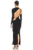 view 5 of 5 Margo Open Back Gown in Black