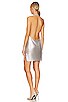 view 3 of 4 Caity Drape Dress in Silver