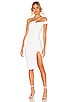 Jillian Asymmetric Midi Dress, view 1 of 3, click to view large image.