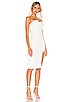 Jillian Asymmetric Midi Dress, view 2 of 3, click to view large image.
