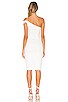 view 3 of 3 Jillian Asymmetric Midi Dress in White