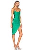 view 2 of 3 Eva Twisted Slit Dress in Green