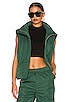 view 1 of 5 Trish Puffer Vest in Forest Green