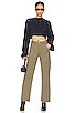 view 4 of 4 Adina Cargo Pant in Olive Green
