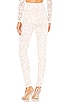 Justene Sheer Lace Pant, view 3, click to view large image.