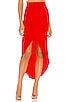 view 1 of 4 Arielle Slit Maxi Skirt in Red