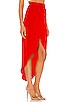 view 2 of 4 Arielle Slit Maxi Skirt in Red